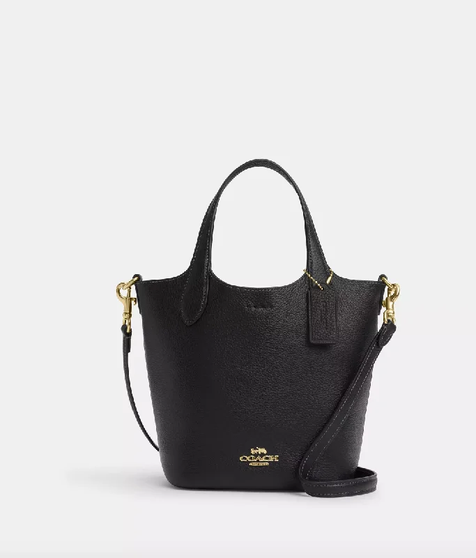 Coach Hanna Bucket Bag In Black