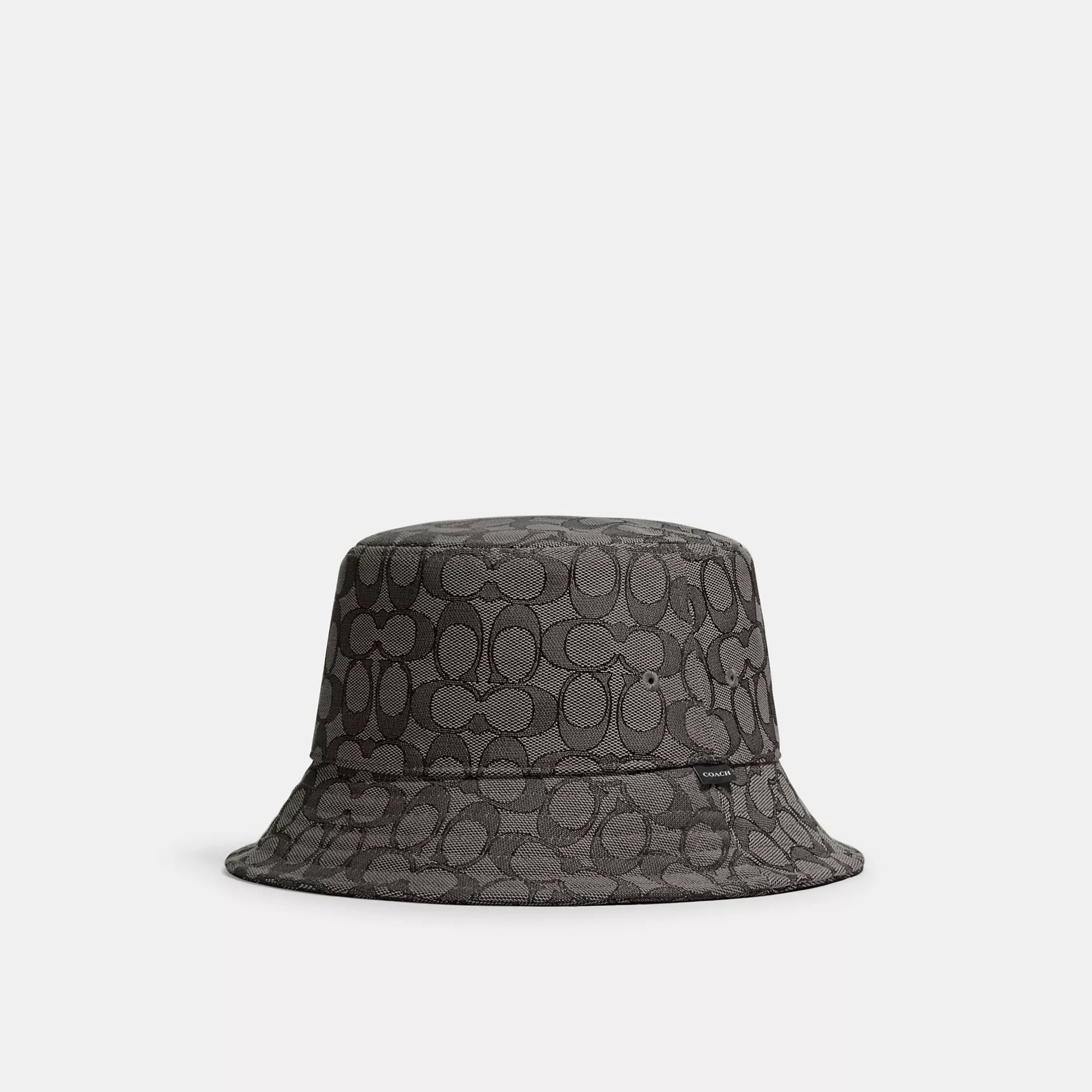 Coach Outlet Signature Jacquard Bucket Hat