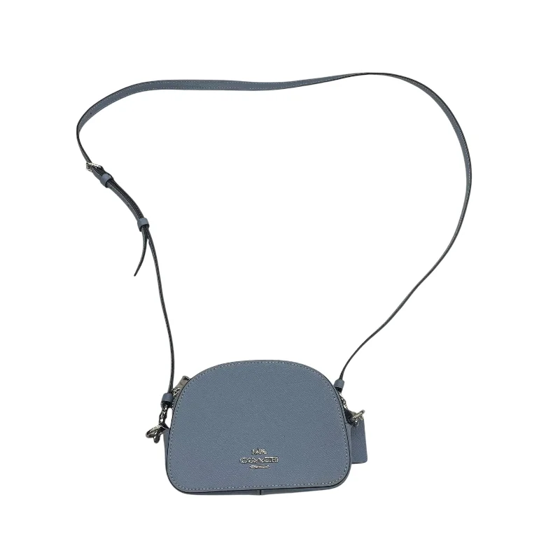 Crossbody Designer By Coach In Blue, Size:Small