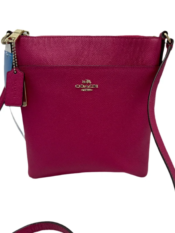 Leather Crossbody Designer By Coach