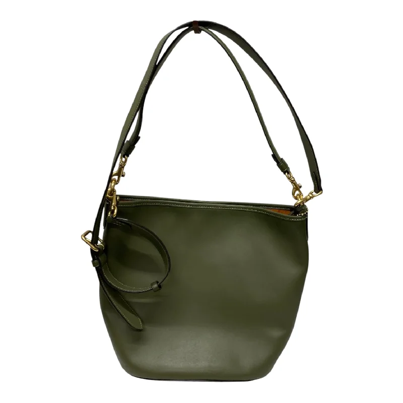 Handbag Designer By Coach In Green, Size:Medium