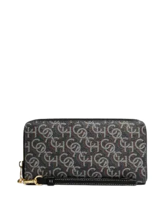 Coach Long Zip Around Wallet With Coach Monogram Print