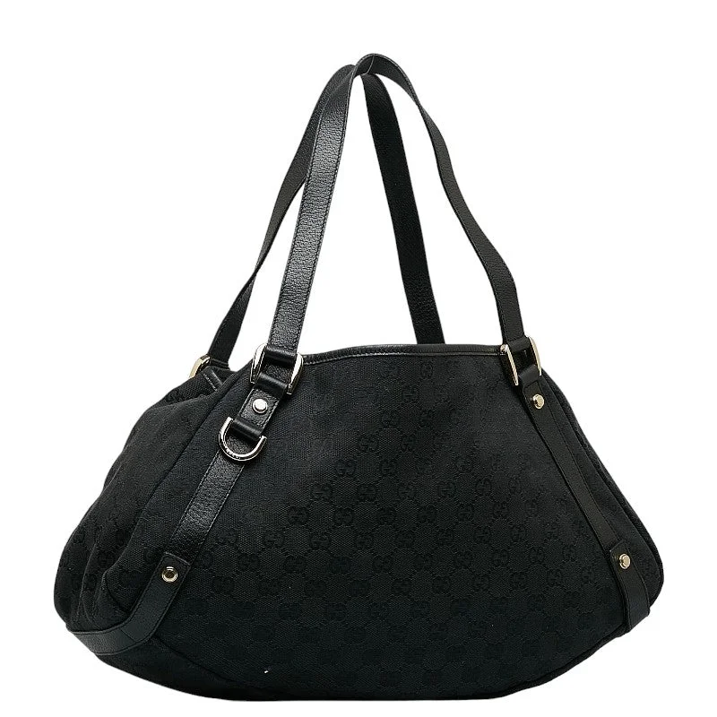 Gucci Abbey Handbag 130736 Black Leather  Gucci