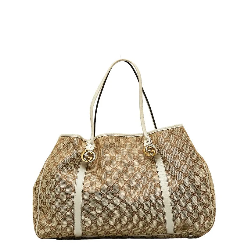 Gucci GG Canvas Tote Bag 232956 Beige Ladies