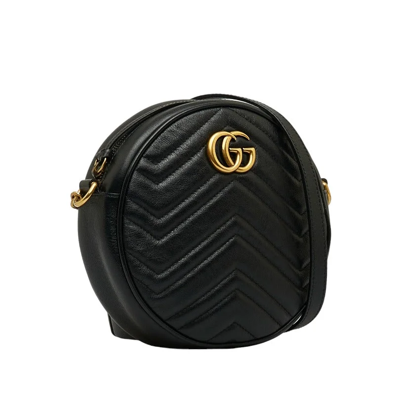 Gucci Black GG Shoulder Bag