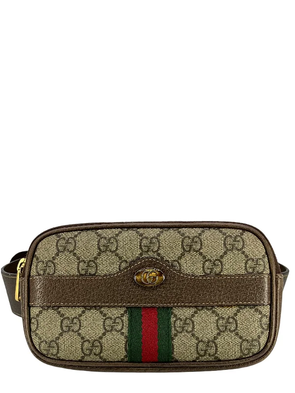 GUCCI GG Supreme Canvas Mini Ophidia Belt Bag Size 85 - 34