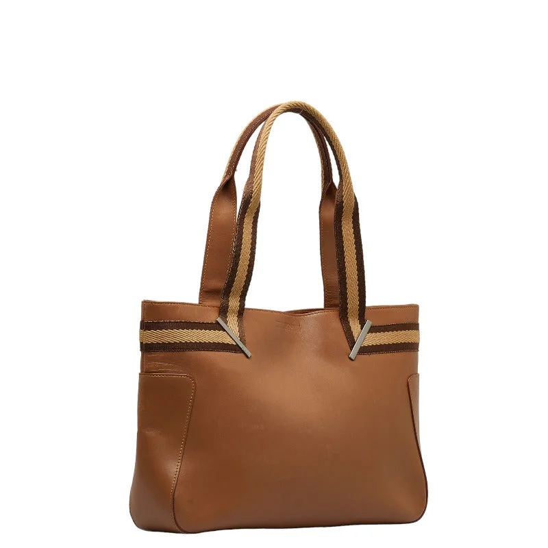 GUCCI Gucci 002 1135 Handbag Leather Brown Ladies Gucci