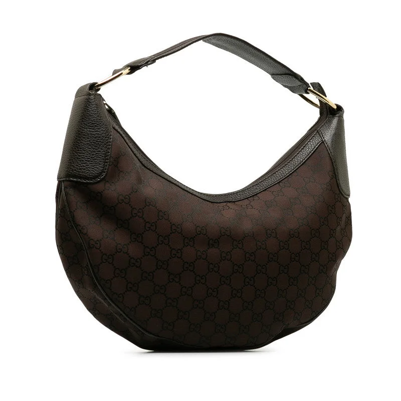 Gucci Monogram Shoulder Handbag 257297 Brown Canvas Ladies