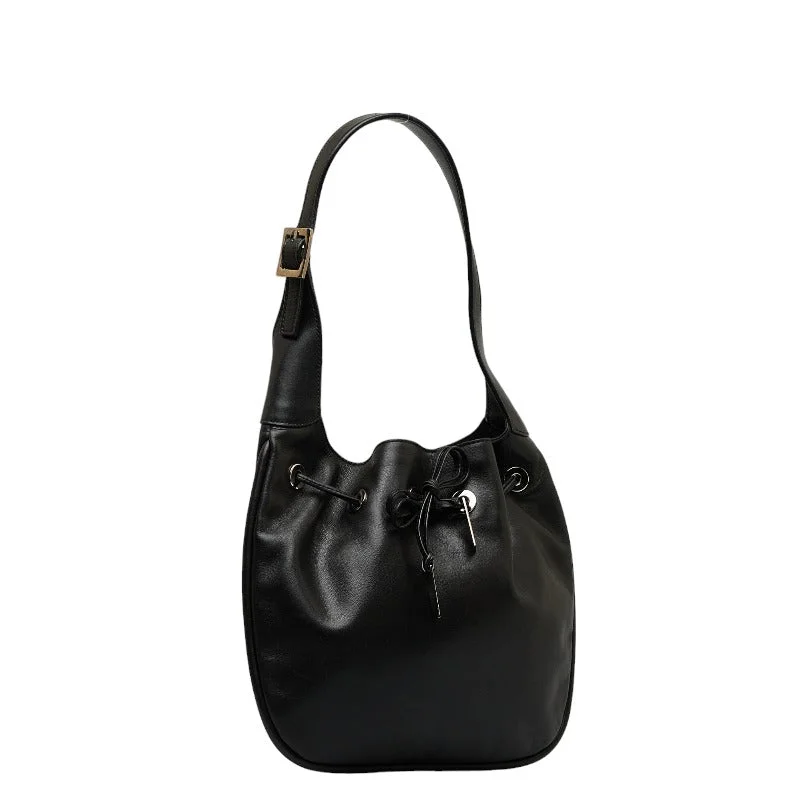 Gucci Handbags 001 4034 Black Leather Ladies Gucci