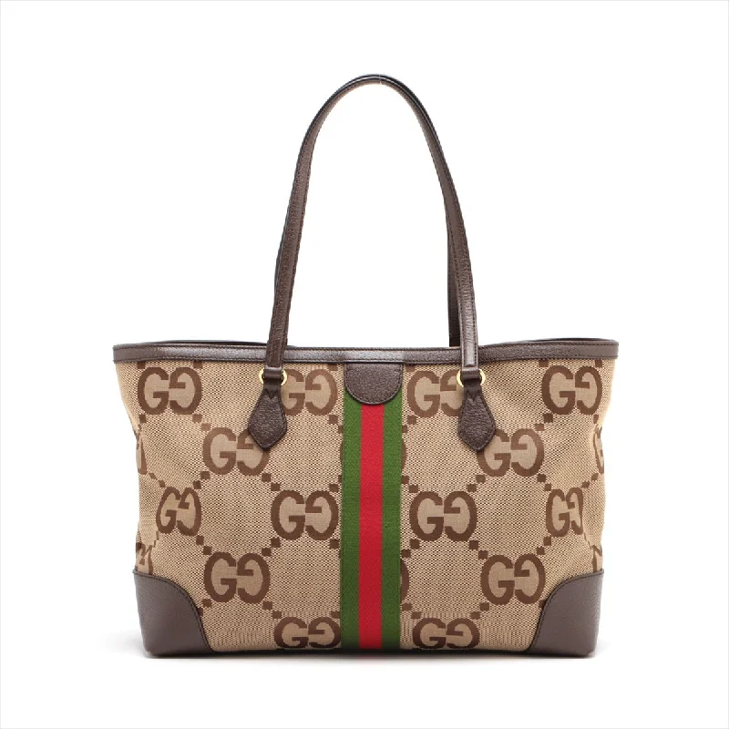 Gucci Jumbo GG Ophidia Tote Bag Brown 631685