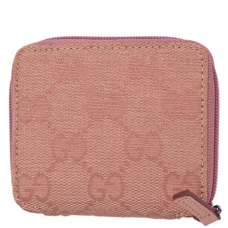 Gucci Pink GG Coin Case Wallet