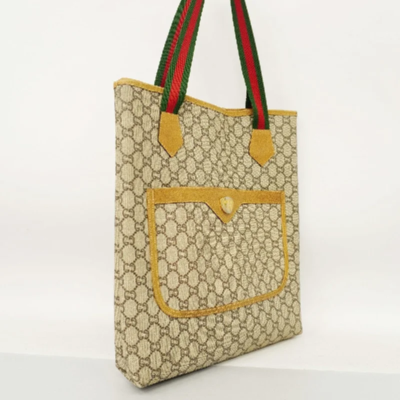 Gucci Tote Bag Gucci Plus PVC/Leather Beige