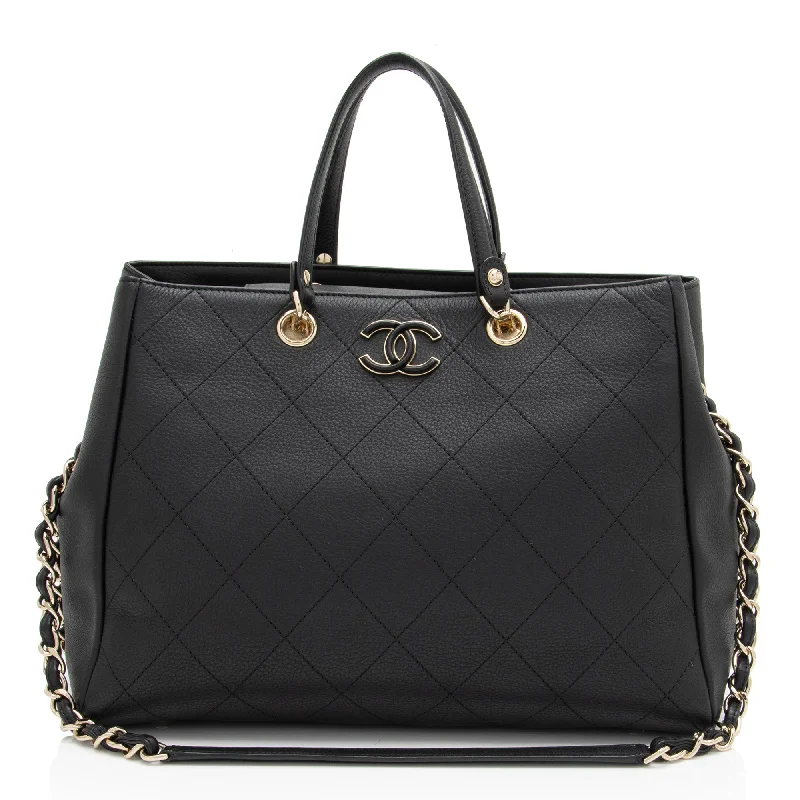 Chanel Bullskin Neo Soft Medium Shopping Tote (SHF-64NjCF)