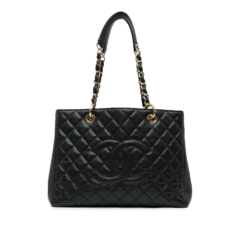 Chanel Caviar Grand Shopping Tote (SHG-V4QFSE)