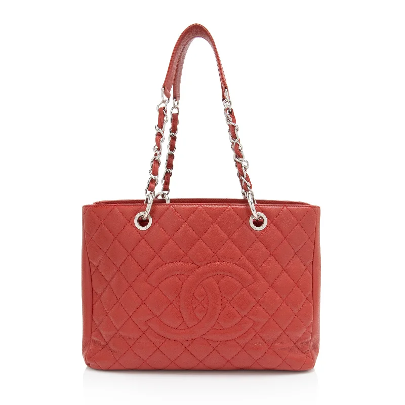 Chanel Caviar Leather Grand Shopping Tote (SHF-iVvflz)