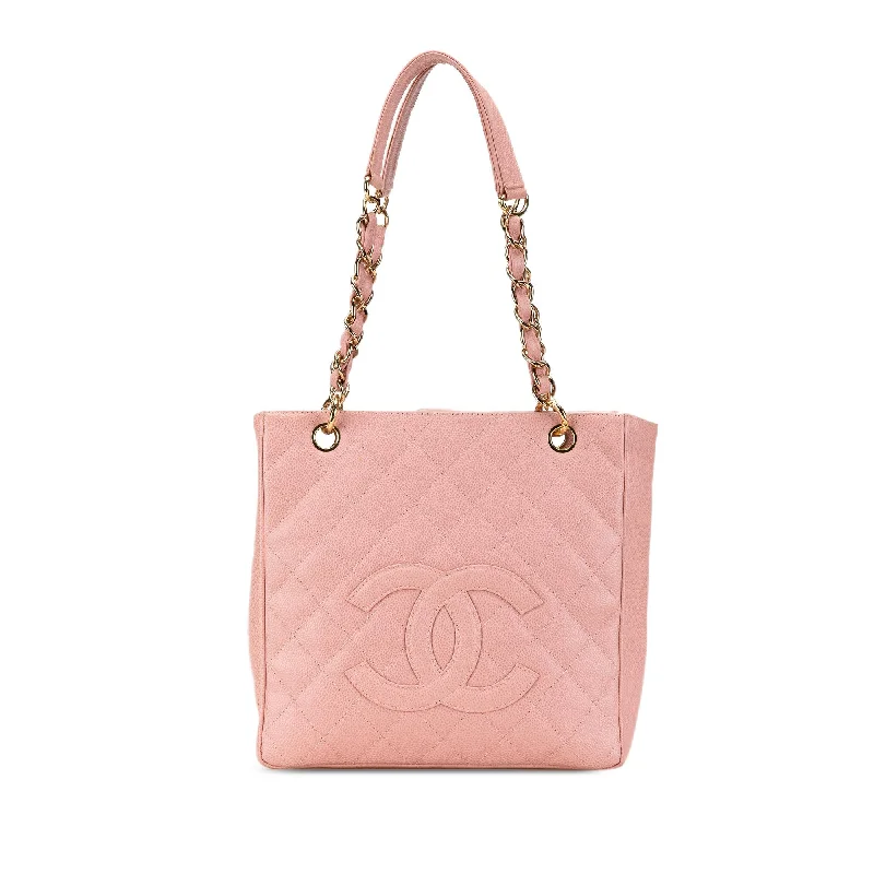 Chanel Caviar Petite Shopping Tote (SHG-Scfqjp)