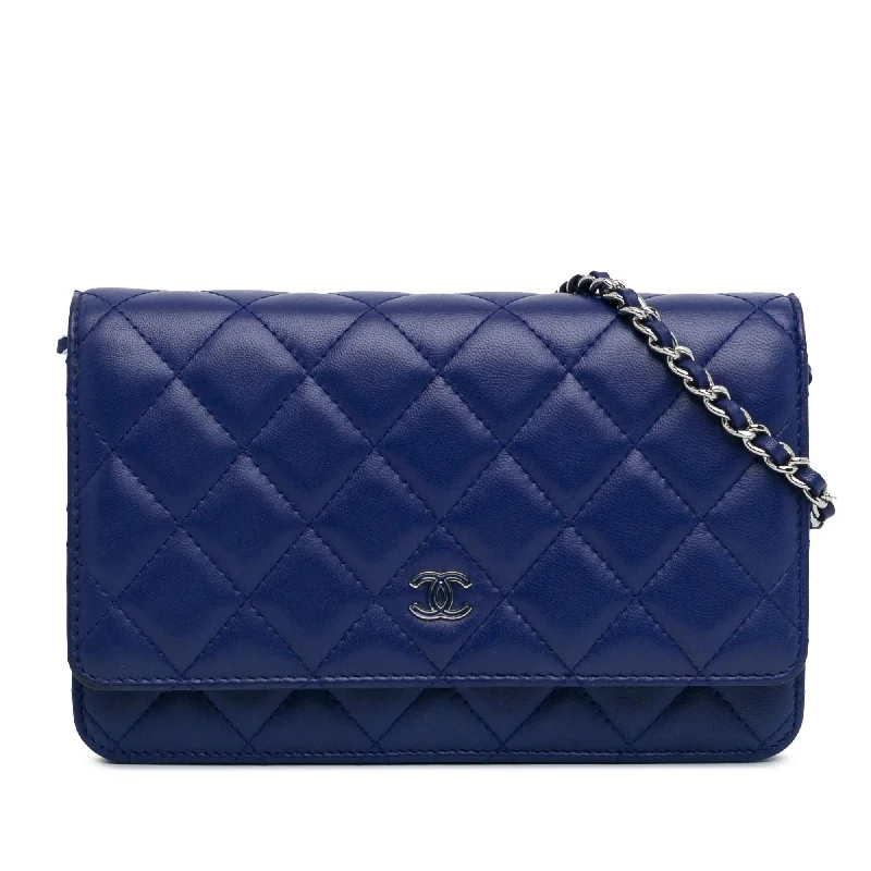 Chanel CC Quilted Lambskin Wallet On Chain (SHG-7s5BRc)