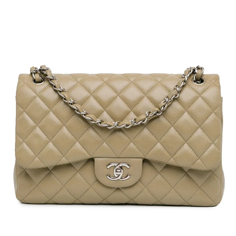 Chanel Jumbo Classic Caviar Double Flap (SHG-1kWJW3)