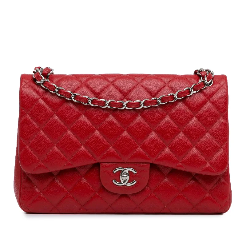 Chanel Jumbo Classic Caviar Double Flap (SHG-DAHxqp)