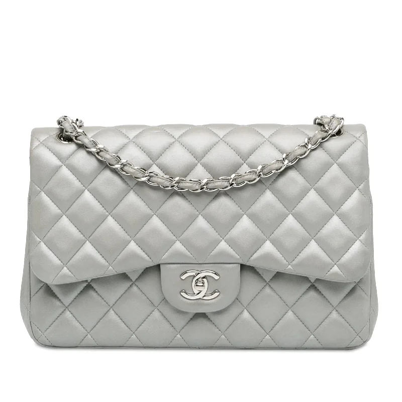 Chanel Jumbo Classic Lambskin Double Flap (SHG-9Vm2sZ)