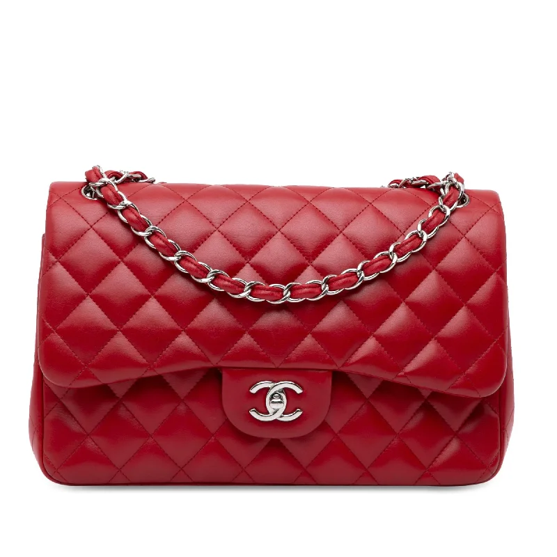 Chanel Jumbo Classic Lambskin Double Flap (SHG-a647GD)