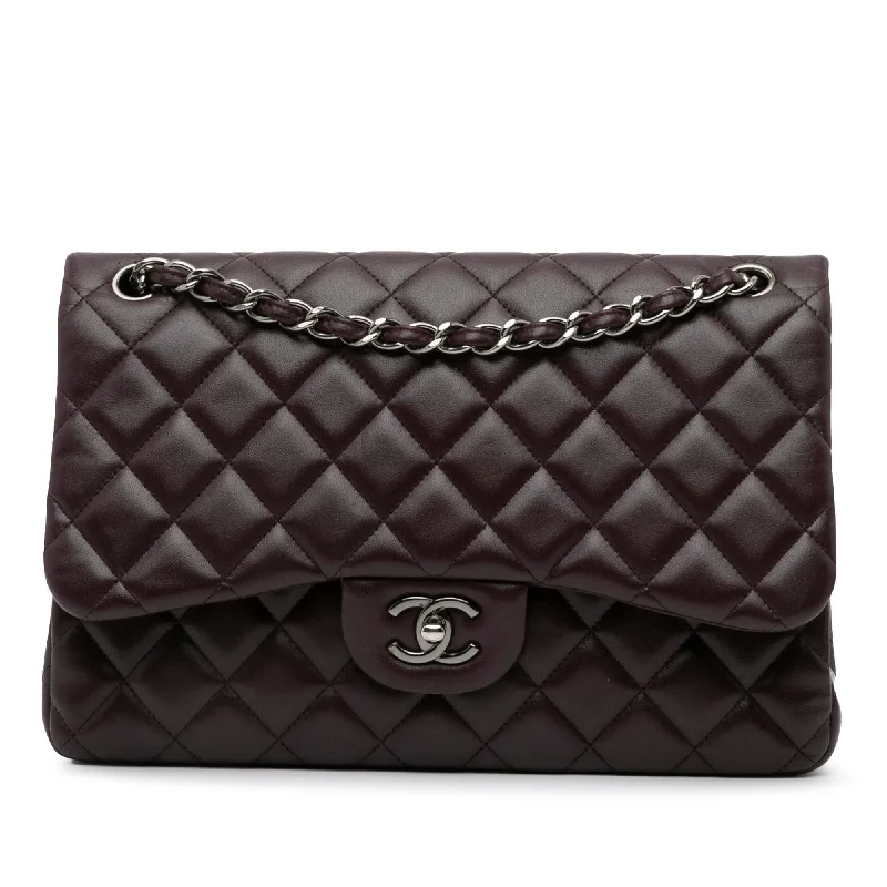 Chanel Jumbo Classic Lambskin Double Flap (SHG-rIFMOP)