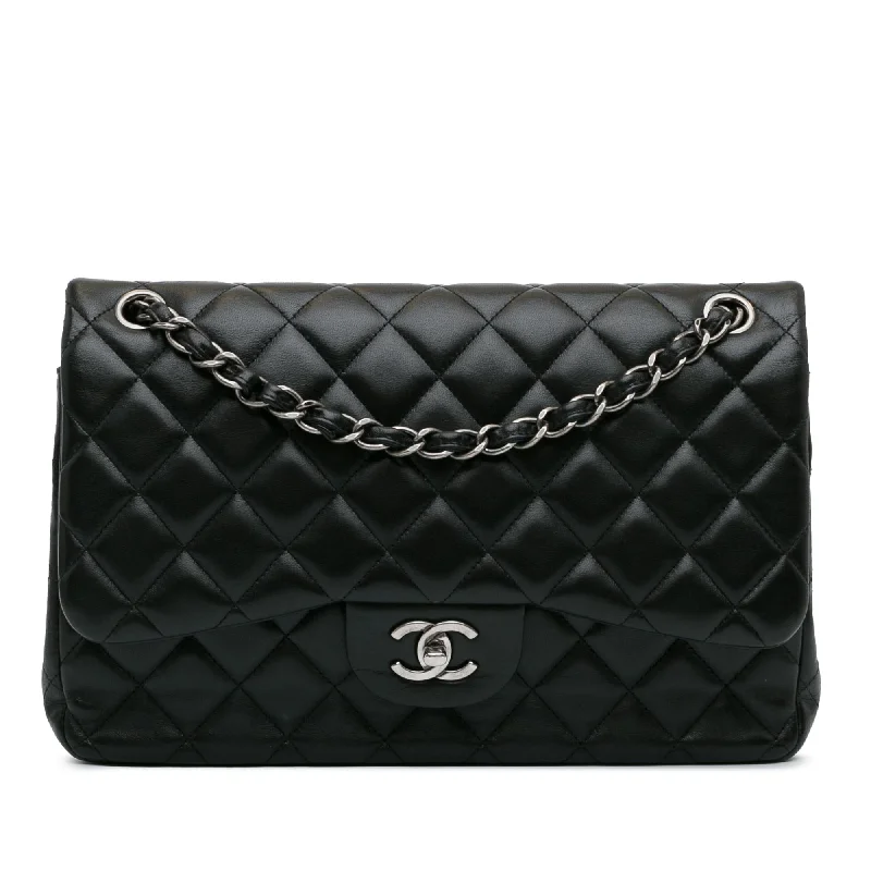 Chanel Jumbo Classic Lambskin Double Flap (SHG-ucgxXa)