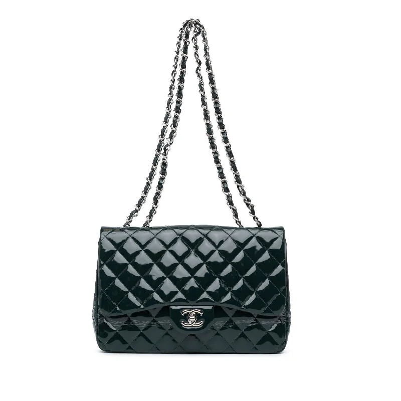 Chanel Jumbo Classic Patent Double Flap (SHG-7gpVN1)