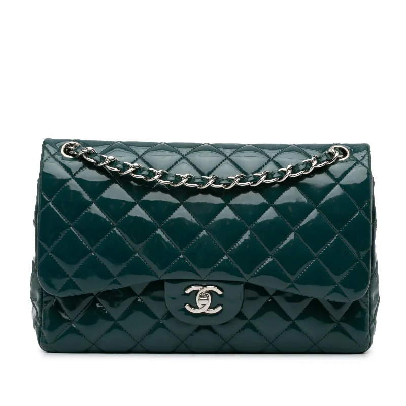 Chanel Jumbo Classic Patent Double Flap (SHG-A8oS33)