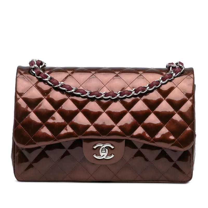 Chanel Jumbo Classic Patent Double Flap (SHG-ENM6bZ)