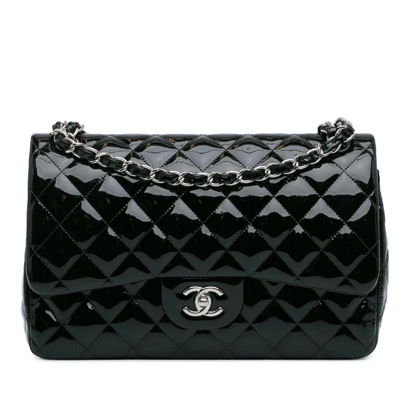 Chanel Jumbo Classic Patent Double Flap (SHG-OHbgvl)