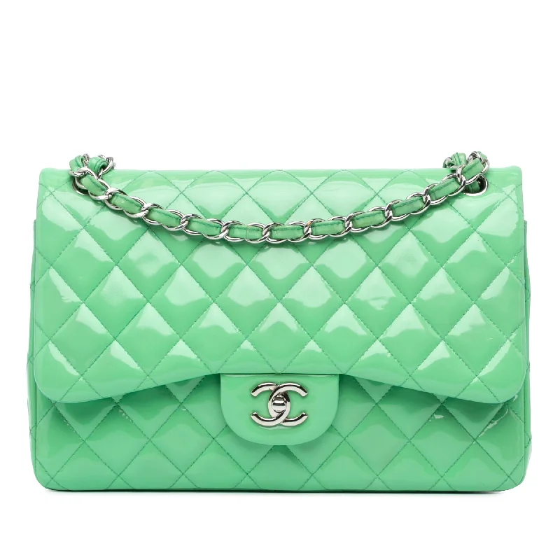 Chanel Jumbo Classic Patent Double Flap (SHG-vCasJx)