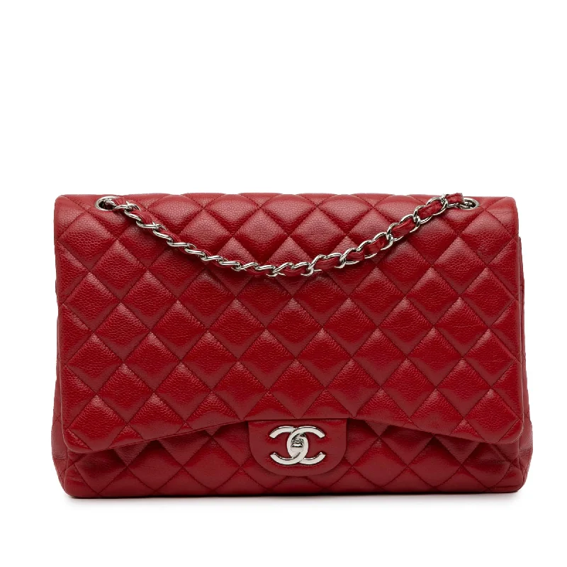 Chanel Maxi Classic Caviar Double Flap (SHG-vmKn86)