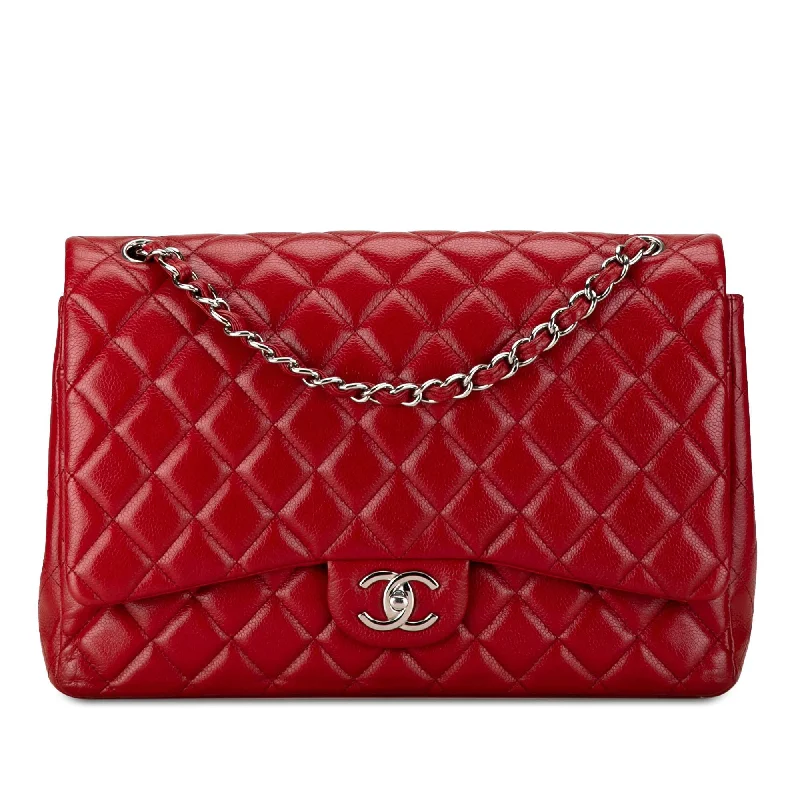 Chanel Maxi Classic Caviar Double Flap (SHG-zoRWlf)