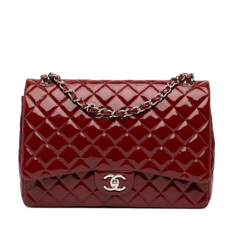 Chanel Maxi Classic Patent Double Flap (SHG-8hzTAy)