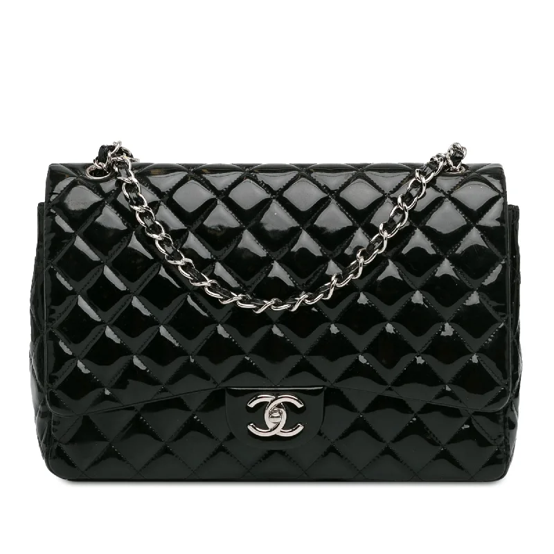 Chanel Maxi Classic Patent Double Flap (SHG-ZO43LK)