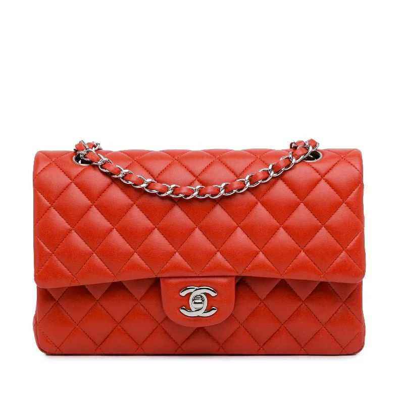 Chanel Medium Classic Lambskin Double Flap (SHG-I8lOJi)