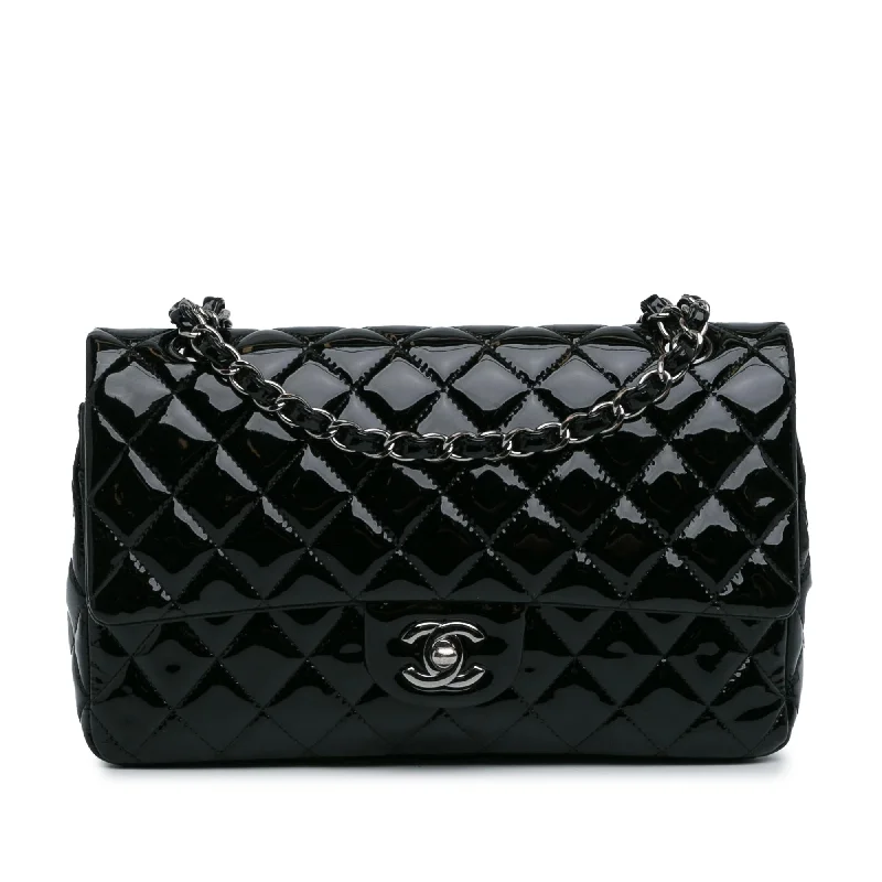 Chanel Medium Classic Patent Double Flap (SHG-BrQGTp)