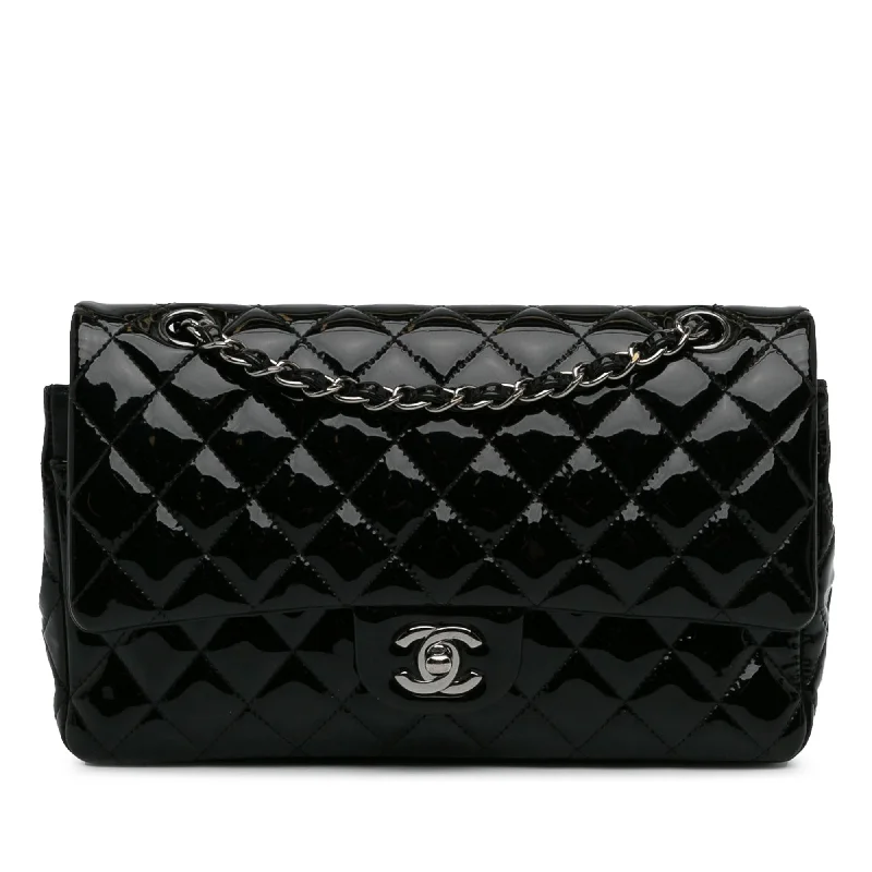 Chanel Medium Classic Patent Double Flap (SHG-cHqlRZ)