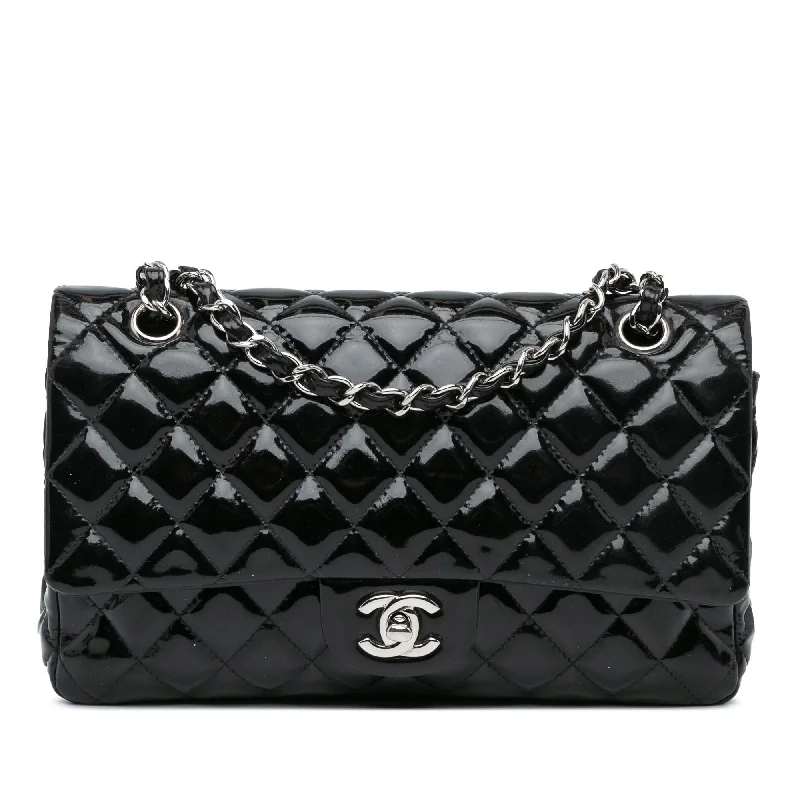 Chanel Medium Classic Patent Double Flap (SHG-dlmOm2)