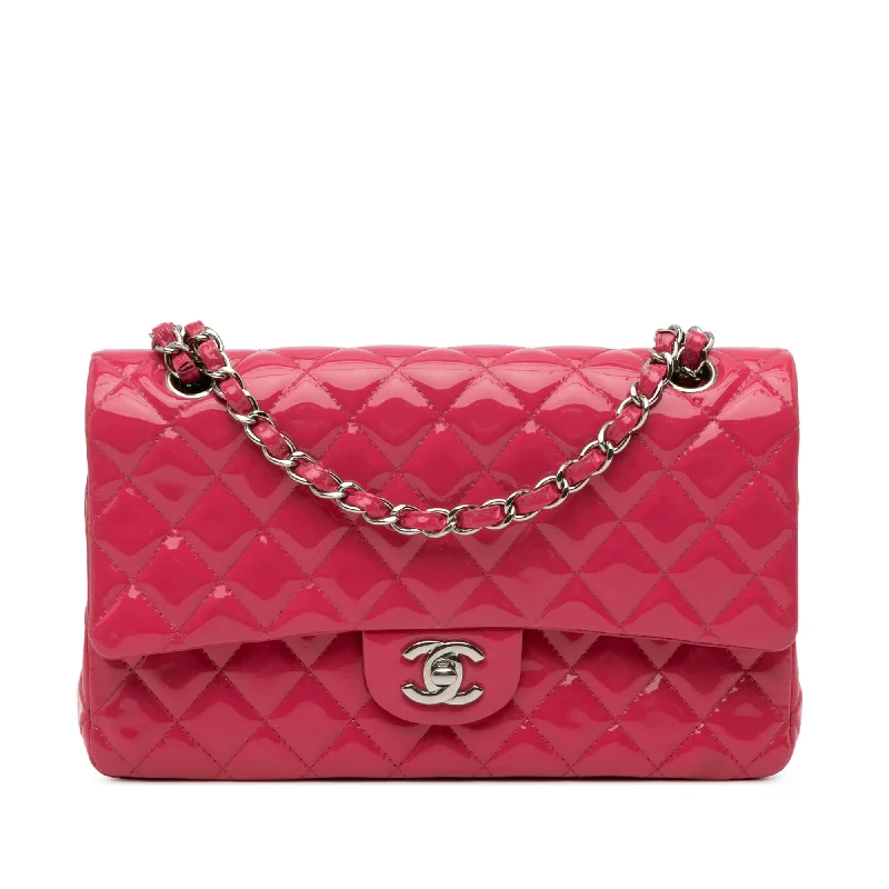 Chanel Medium Classic Patent Double Flap (SHG-gwOeOo)