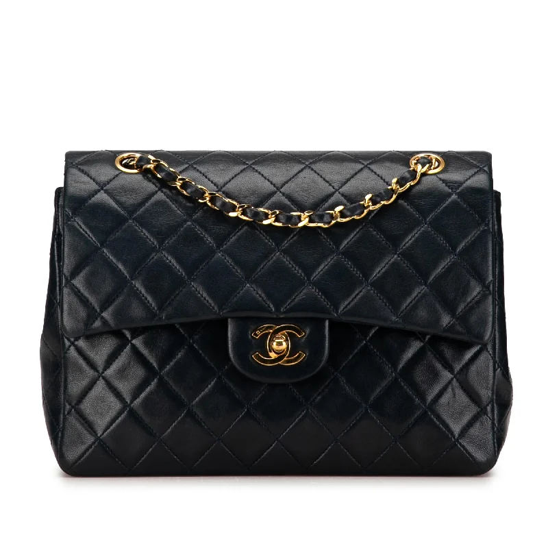 Chanel Medium Tall Classic Lambskin Double Flap (SHG-GtveFH)