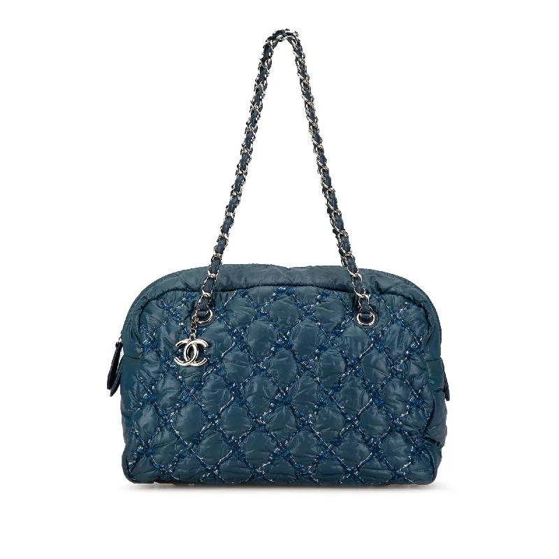 Chanel Paris-Byzance Nylon Tweed On Stitch Shoulder Bag (SHG-O1wG5G)