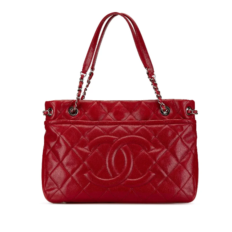 Chanel Quilted Caviar Soft Shopper Tote (SHG-PWiTte)