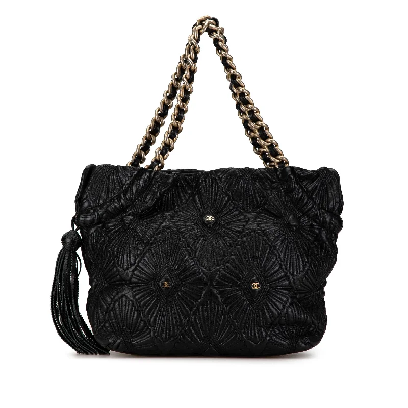 Chanel Small Quilted Calfskin Ca D'Oro Tote (SHG-gM3OPF)