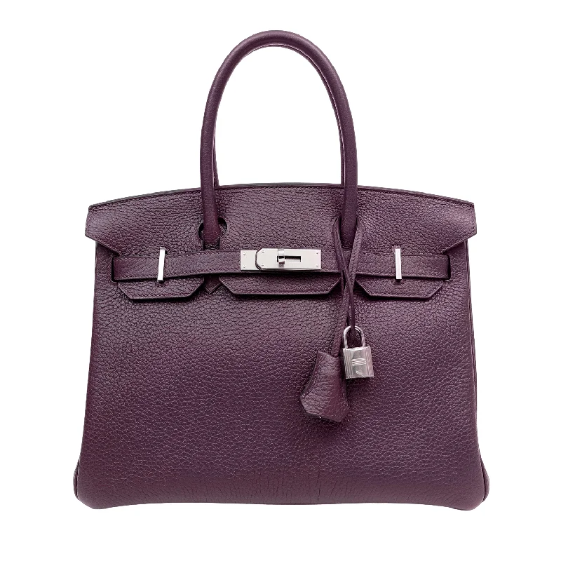 Hermes 30cm Cassis Togo Birkin w/ Palladium Hardware 2022