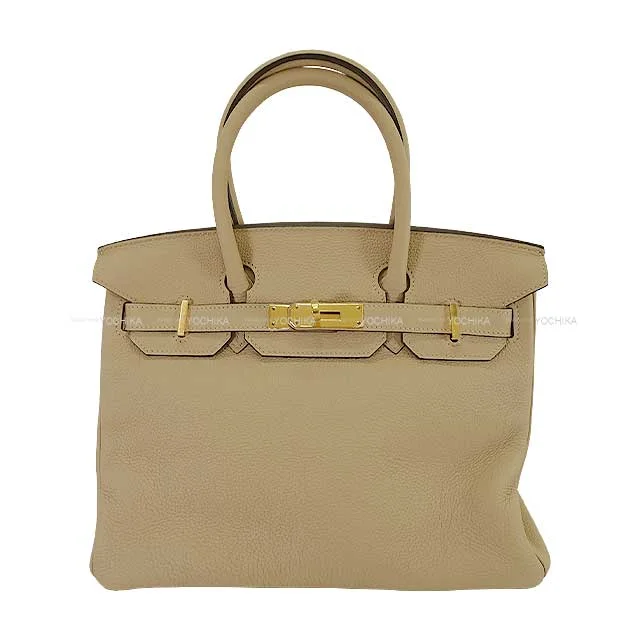 [Pre-loved] HERMES Handbag Birkin30 Trench Veau Togo Gold HW Stamp X[LIKE NEW][Authentic]