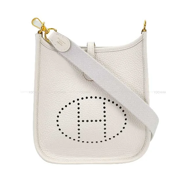 HERMES Shoulder bag Evelyne 16 TPM New Gris Perle Taurillon Clemence Gold HW Stamp W[BRAND NEW][Authentic]