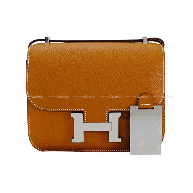 HERMES Shoulder bag Constance 3 18 Miroir Gold Veau Epsom Silver HW Stamp W[BRAND NEW][Authentic]