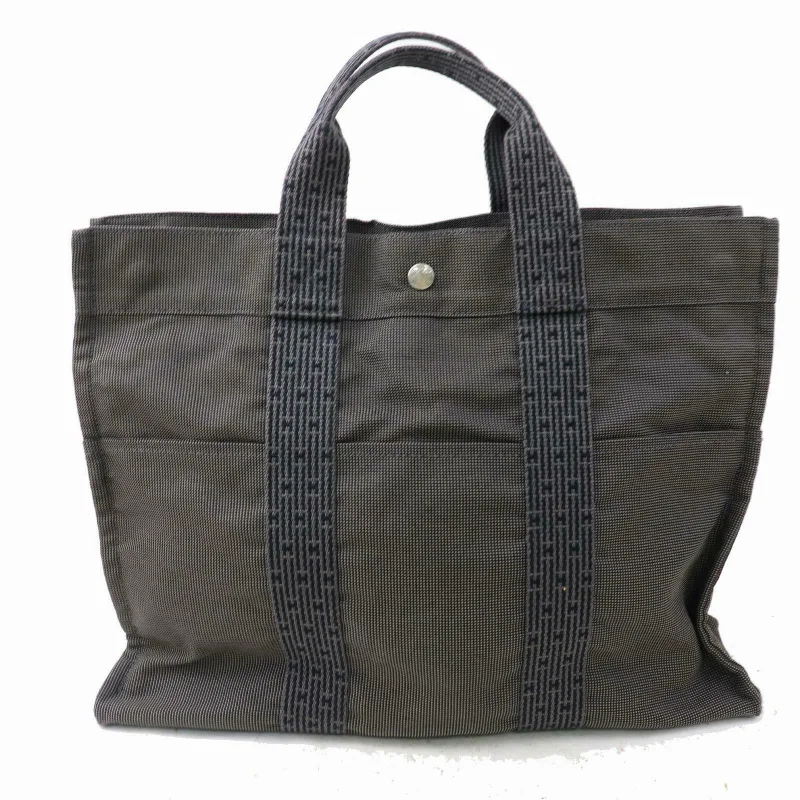 Brand Inspired Hermes Tote Bag Gray Canvas (SHC1-15567)